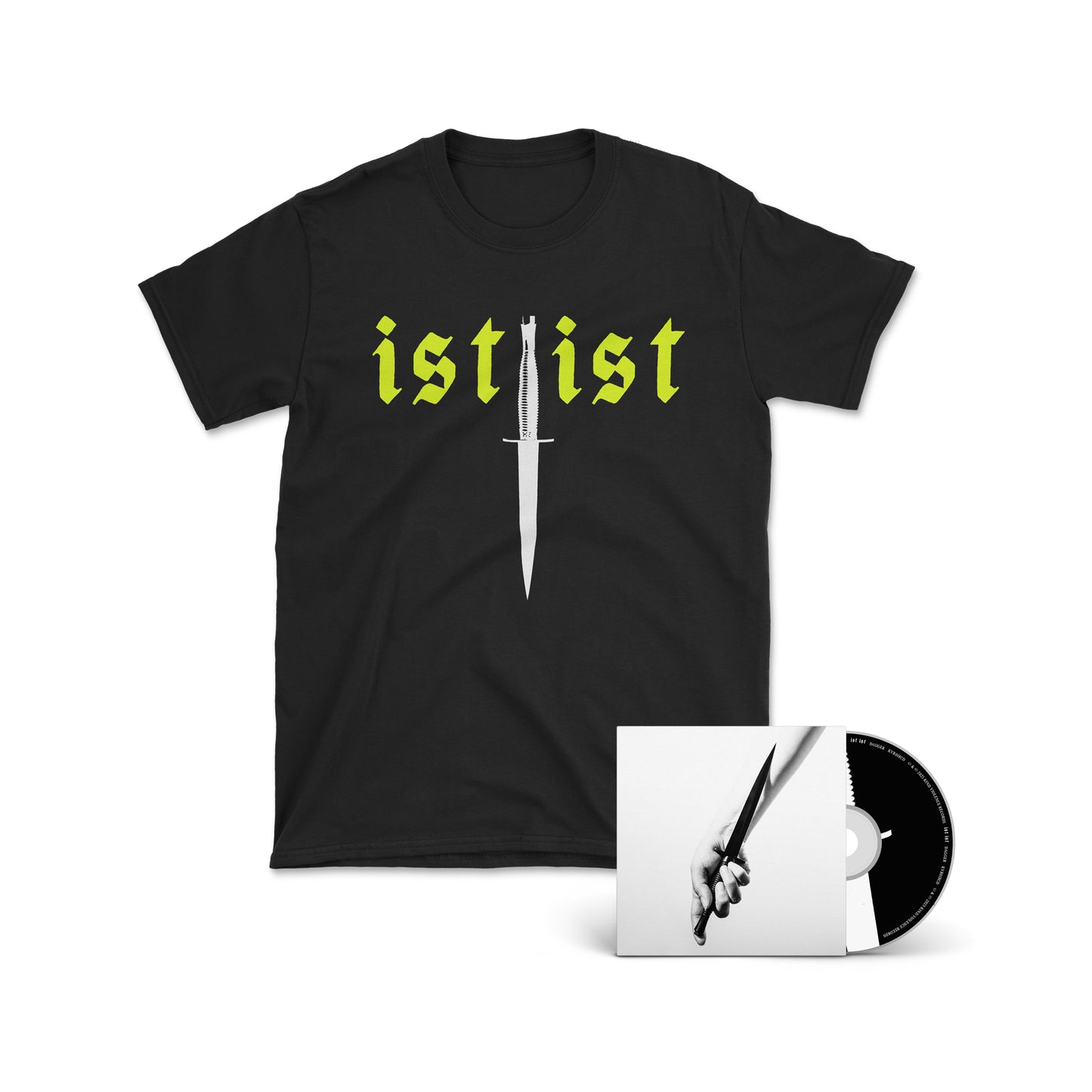 IST IST - 'DAGGER' CD + 'DAGGER' T-Shirt Bundle