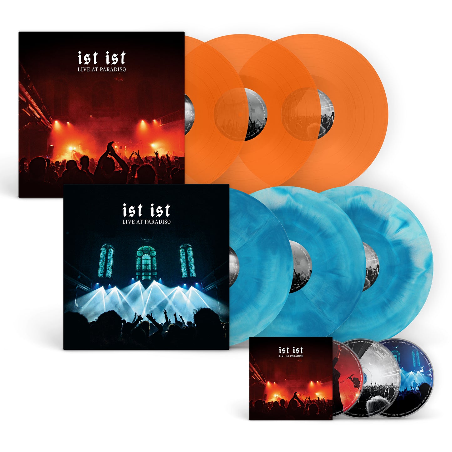IST IST - 'Live at Paradiso' - Blue Galaxy 3LP, Transparent Orange 3LP + 2CD+DVD Bundle