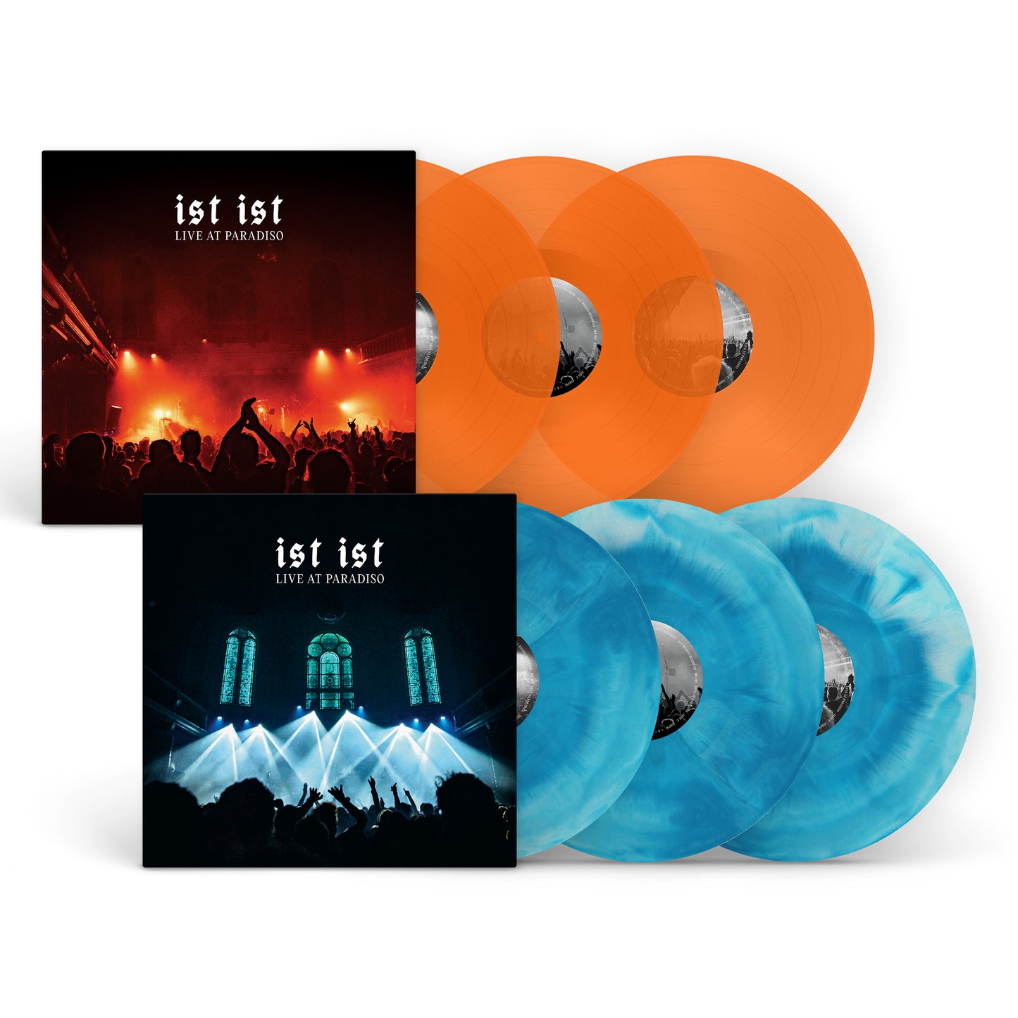 IST IST - 'Live at Paradiso' - Blue Galaxy 3LP + Transparent Orange 3LP Bundle
