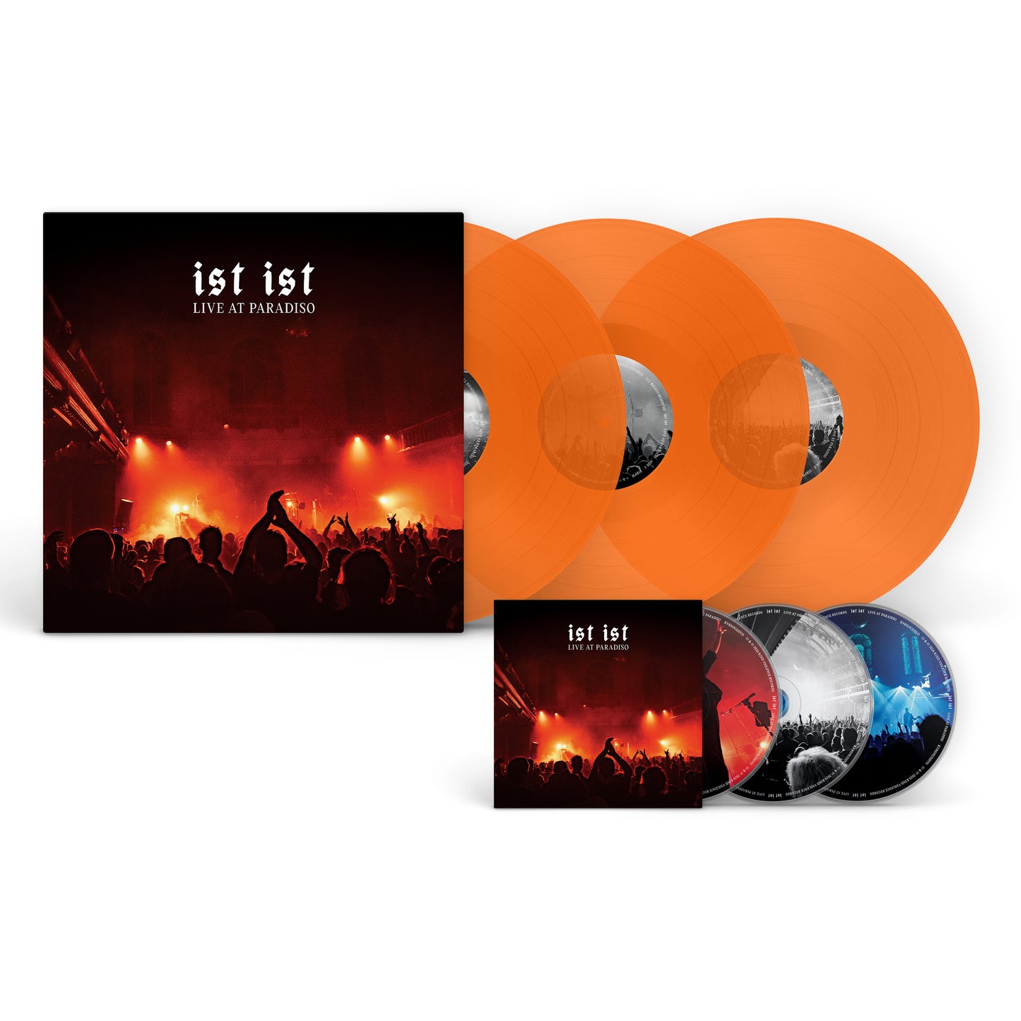 IST IST - 'Live at Paradiso' - Transparent Orange 3LP + 2CD+DVD Bundle