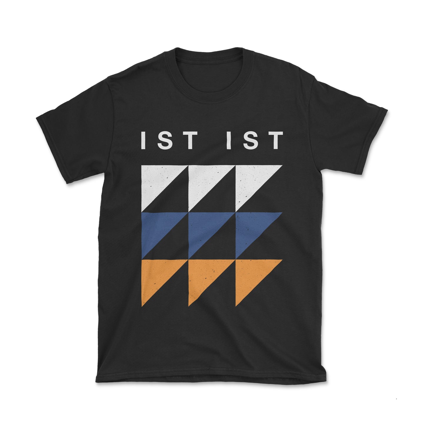 'The Yard' Triangles T-Shirt - Black