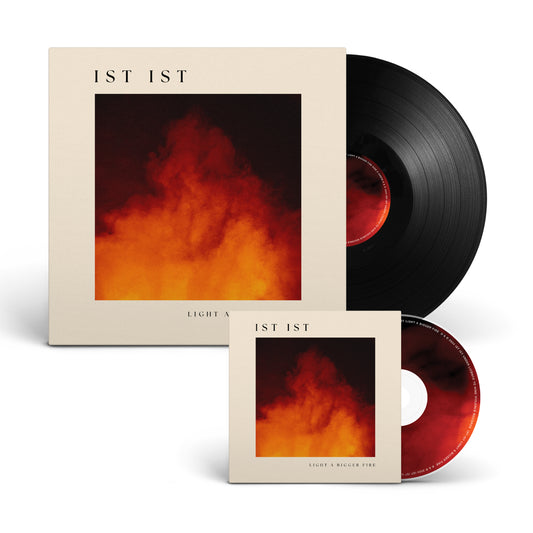 IST IST - 'Light A Bigger Fire' - Black 12" Vinyl + CD Bundle