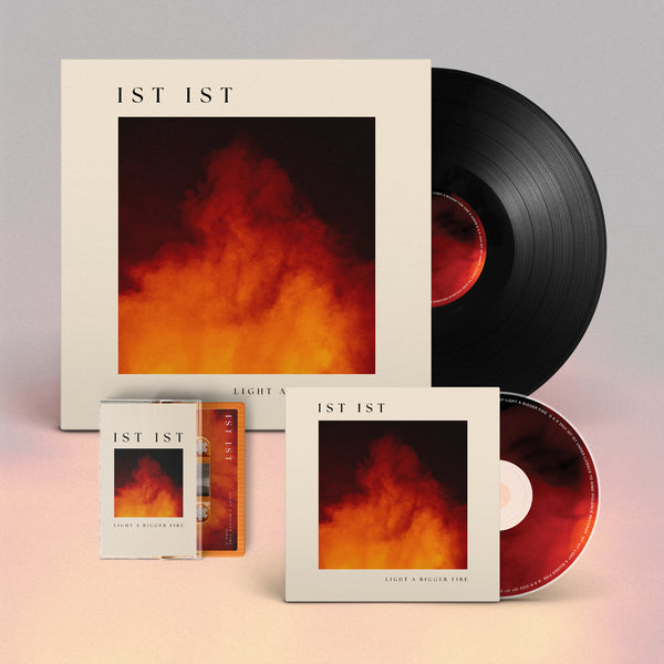 IST IST - 'Light A Bigger Fire' - Black 12" Vinyl + CD + Cassette Bundle