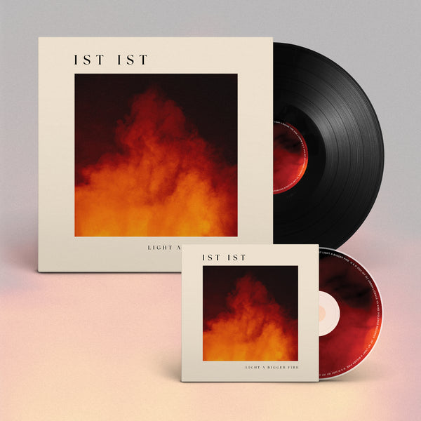 IST IST - 'Light A Bigger Fire' - Black 12" Vinyl + CD Bundle