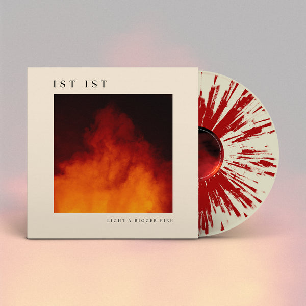 IST IST - 'Light A Bigger Fire' - Cream & Crimson Splatter 12