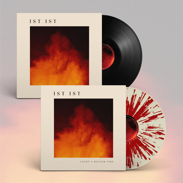 IST IST - 'Light A Bigger Fire' - Cream & Crimson 12" Vinyl + Black 12" Vinyl Bundle