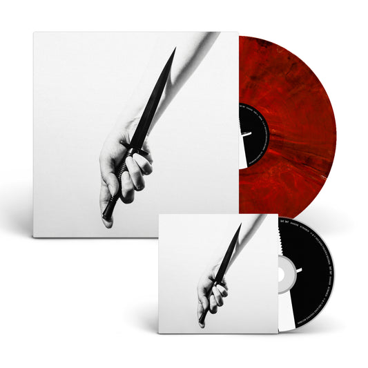 IST IST - 'DAGGER' - Ruby Red Marble 12" Vinyl + CD Bundle