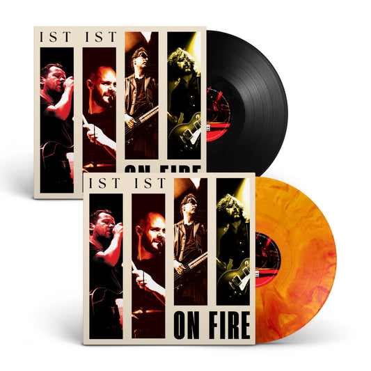 IST IST - 'ON FIRE' - Solar Flare 12" Vinyl + Black 12" Vinyl Bundle