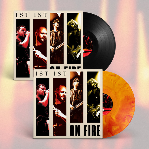 IST IST - 'ON FIRE' - Solar Flare 12" Vinyl + Black 12" Vinyl Bundle