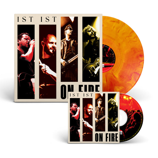 IST IST - 'ON FIRE' - Solar Flare 12" Vinyl + CD Bundle