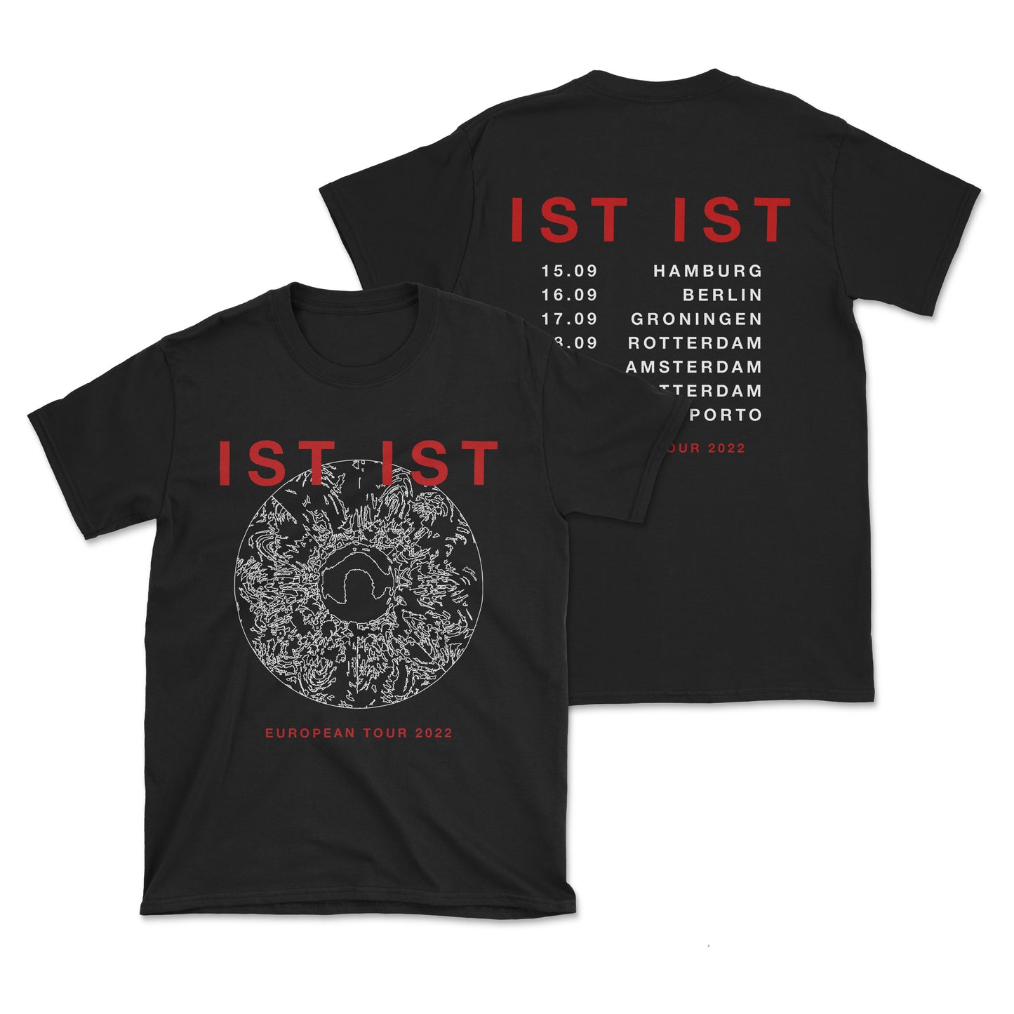 2022 European Tour T-Shirt - Black