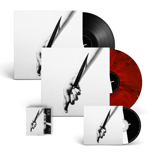 IST IST - 'DAGGER' - Ruby Red Marble 12" Vinyl + Black 12" Vinyl + CD + Cassette Bundle