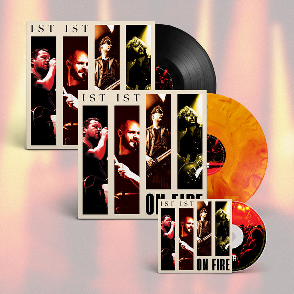 IST IST - 'ON FIRE' - Solar Flare 12" Vinyl + Black 12" Vinyl + CD Bundle
