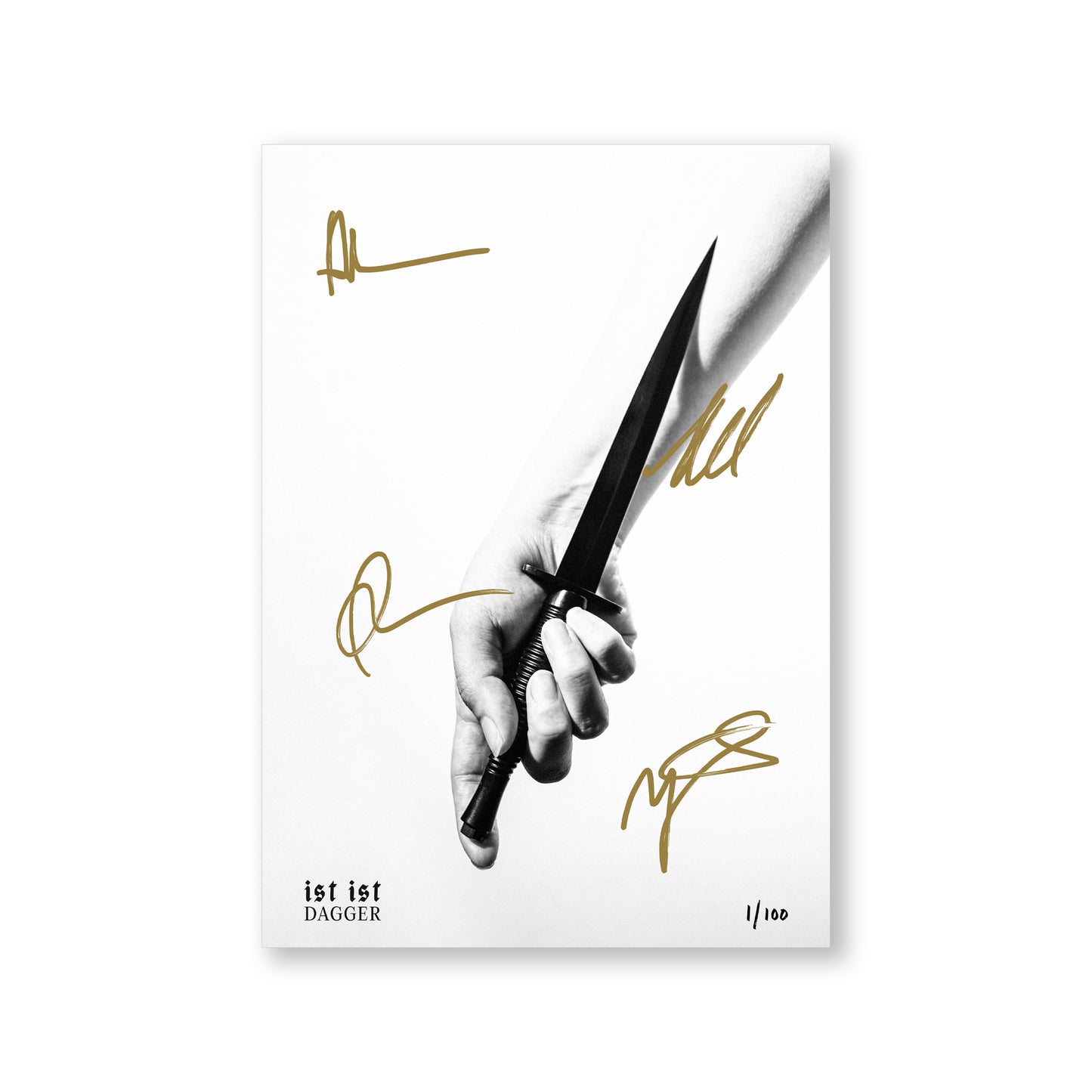 Signed 'DAGGER' Album Artwork Print