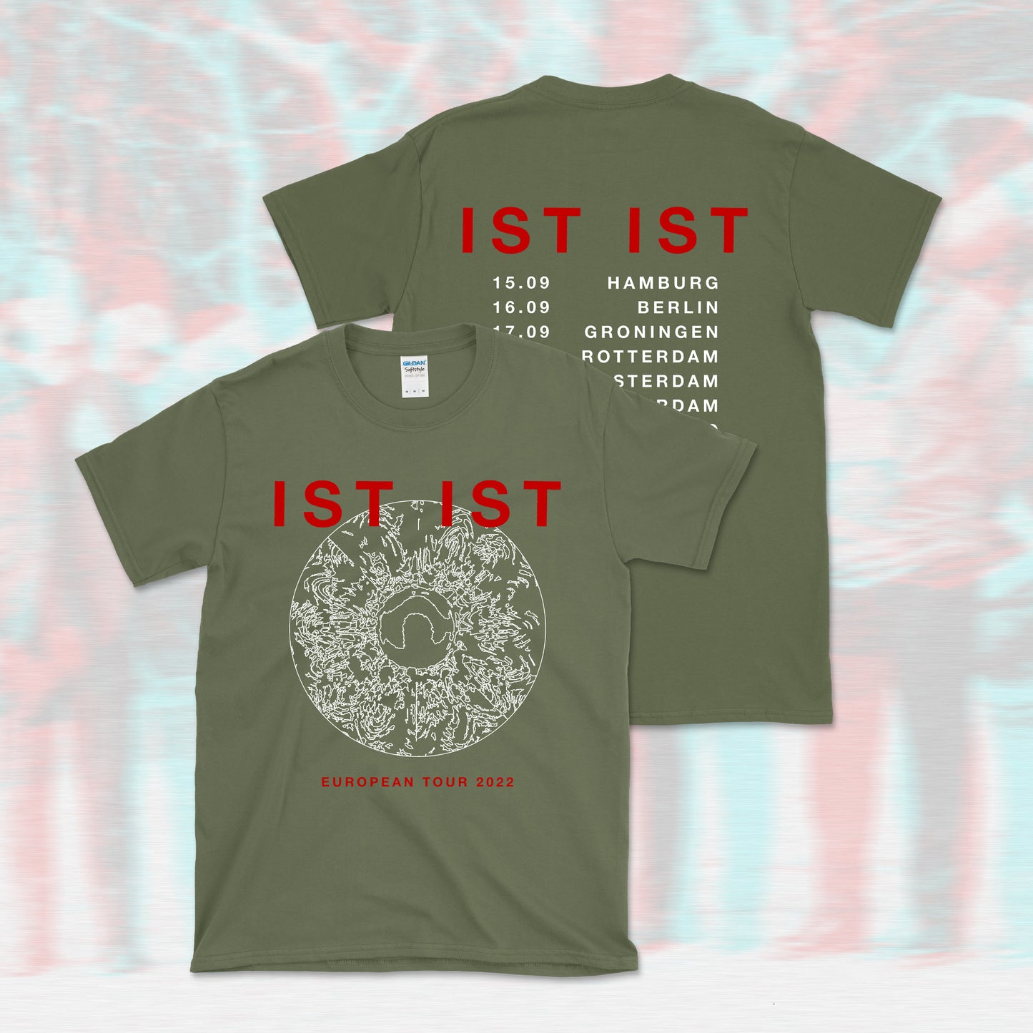 2022 European Tour T-Shirt - Olive